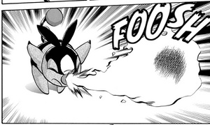 Tepig usando ascuas.