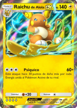 Carta de Raichu de Alola