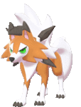 Imagen de Lycanroc crepuscular en Pokémon Espada y Pokémon Escudo
