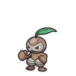 Icono de Nuzleaf en Pokémon Diamante Brillante y Perla Reluciente