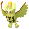 Noctowl con traje de Año Nuevo