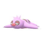 Imagen de Slakoth variocolor en Pokémon Diamante Brillante y Pokémon Perla Reluciente