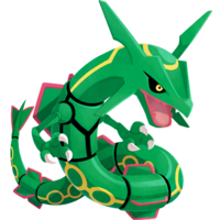 Rayquaza en Pokémon Café ReMix.