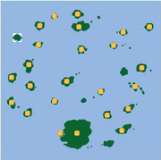 Localización de la isla sin nombre 4.