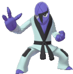 Imagen de Sawk variocolor en Pokémon Espada y Pokémon Escudo