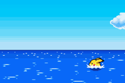 Pikachu ahogándose