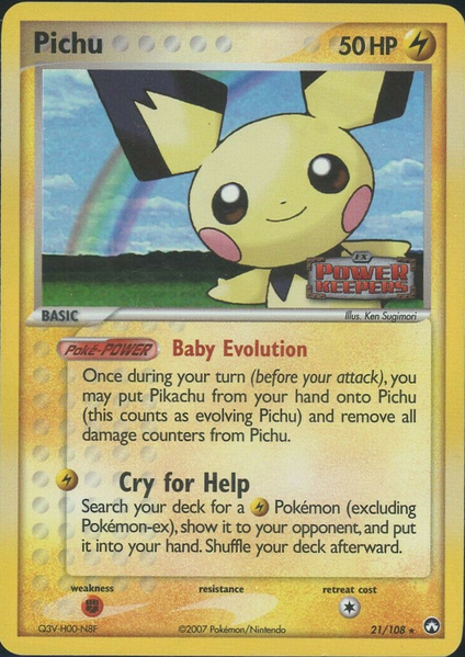 Archivo:Pichu (Power Keepers TCG).png