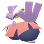 Imagen de Hariyama variocolor en Pokémon Diamante Brillante y Pokémon Perla Reluciente