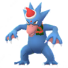 Golduck con estilo invernal