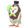 Dartrix con disfraz de Halloween