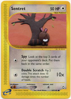 Sentret (Aquapolis TCG) - WikiDex, la enciclopedia Pokémon