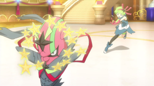 Accelgor de Shulin usando rapidez.