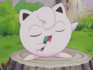Jigglypuff usando canto.
