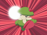 Un Breloom usando superpuño/ultrapuño.