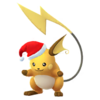 Raichu con sombrero festivo