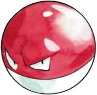 Voltorb en Pokémon Rojo y Verde.