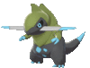 Imagen de Fraxure variocolor en Pokémon Espada y Pokémon Escudo