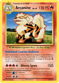Carta de Arcanine