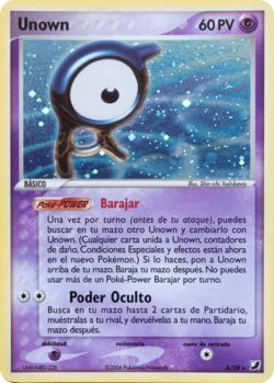 Carta de Unown