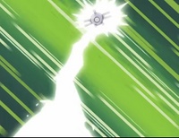 Magnemite usando rayo.