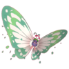 Imagen de Butterfree Gigamax variocolor en Pokémon HOME