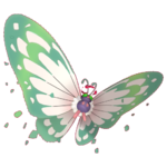 Imagen de Butterfree Gigamax variocolor en Pokémon HOME