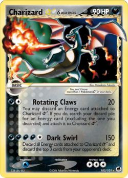 Carta de Charizard δ