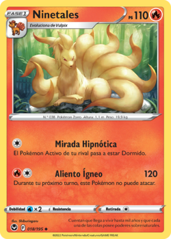 Ninetales (Tempestad Plateada TCG) - WikiDex, la enciclopedia Pokémon