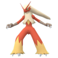 Imagen de Blaziken macho en Pokémon Diamante Brillante y Pokémon Perla Reluciente