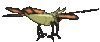 Imagen posterior de Vibrava variocolor en Pokémon X, Pokémon Y, Pokémon Rubí Omega, Pokémon Zafiro Alfa, Pokémon Sol, Pokémon Luna, Pokémon Ultrasol y Pokémon Ultraluna