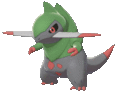 Imagen de Fraxure en Pokémon Espada y Pokémon Escudo