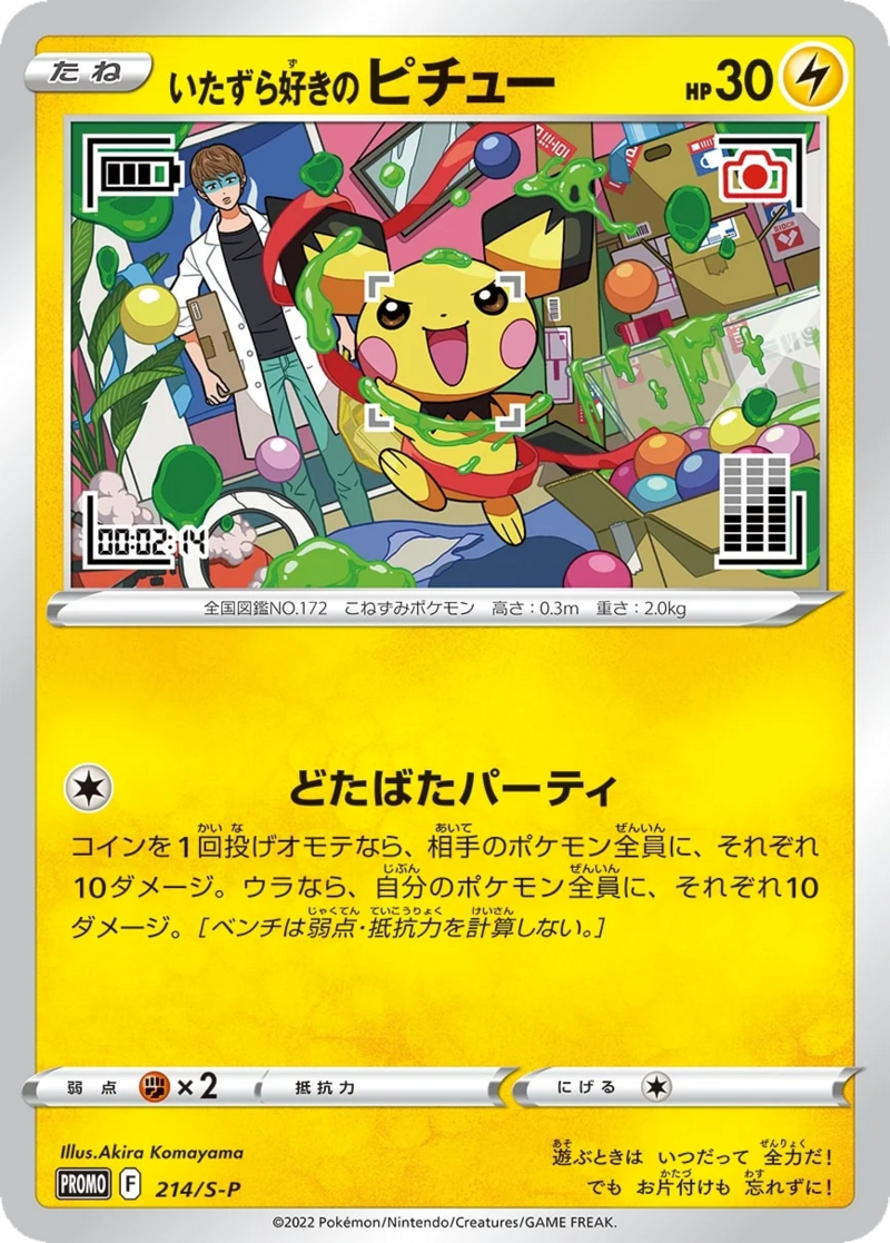 Mischievous Pichu (S-P Promo JTCG) - WikiDex, la