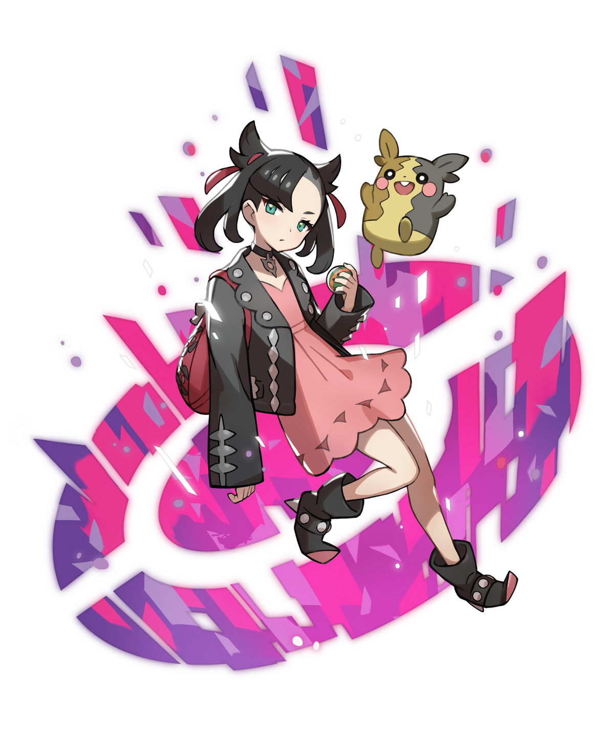 Archivo:Artwork de Roxy y Morpeko.png - WikiDex, la enciclopedia Pokémon