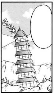 Torre campana en el manga Pocket Monsters Special.