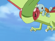 EP416 Squirtle sobre Flygon.png