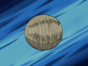 Geodude usando Rodada/Desenrollar.
