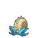 Icono de Omastar en Pokémon Diamante Brillante y Perla Reluciente