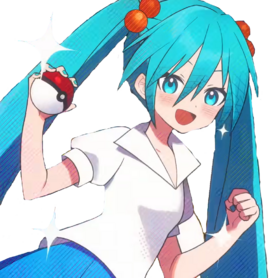 Diseño de Chica Hatsune Miku en GOT YOU!.