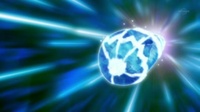 Oshawott usando acua jet.