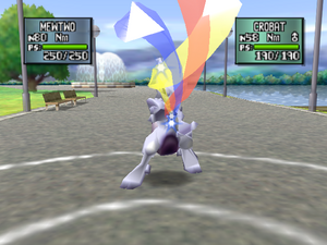 Triataque en Pokémon Stadium 2.
