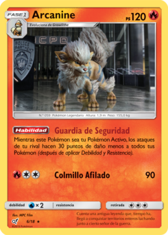Carta de Arcanine