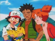 EP014 Ash, Misty, Brock y Pikachu heridos.jpg