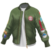 Chaqueta verde del juego