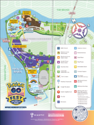 Mapa del GO Fest 2024 NY