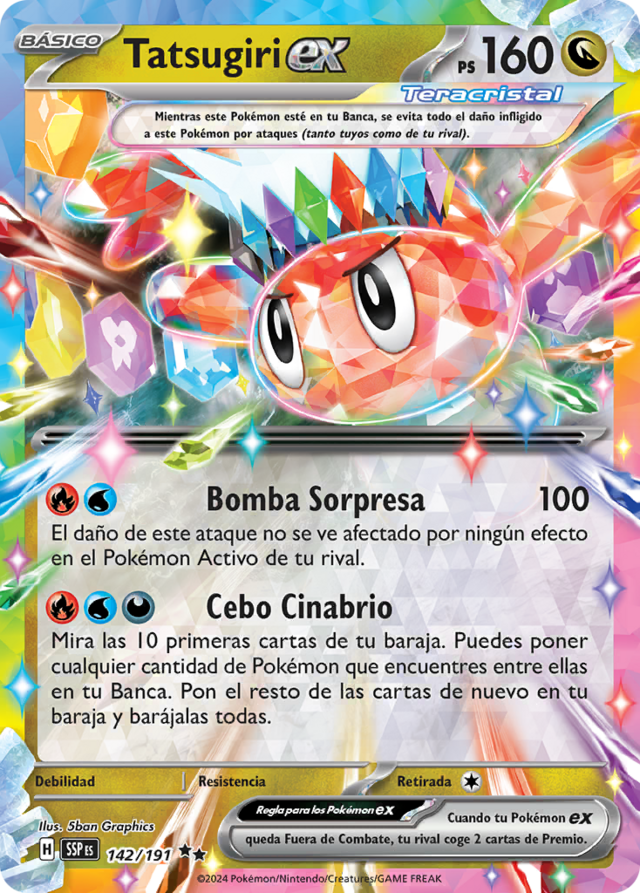Tatsugiri ex (Chispas Fulgurantes TCG) - WikiDex, la enciclopedia
