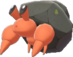 Imagen de Dwebble variocolor en Pokémon Espada y Pokémon Escudo