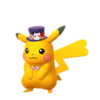 Pikachu con un disfraz de Travesuras de Halloween
