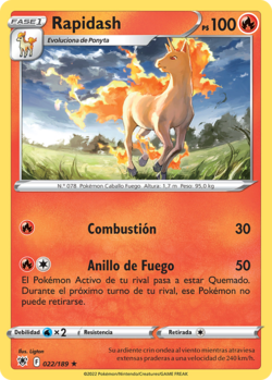 Carta de Rapidash