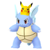 Wartortle con gorro de Pikachu