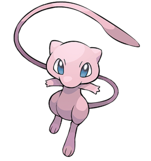 Mew en el 20 aniversario de Pokémon.